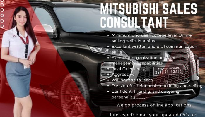 Jobtalk - Sales Consultant vacancy in Caloocan! Hiring by Union Motor Corporation