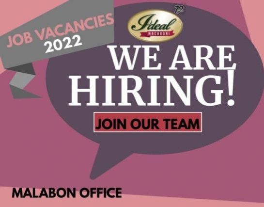 Jobtalk - Sales Associate vacancy in Malabon! Hiring by Ideal Macaroni