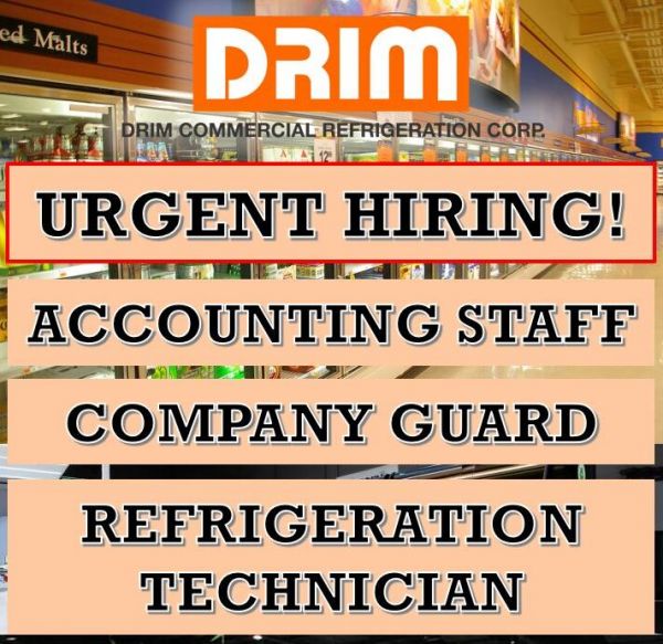 Jobtalk - Security Officer vacancy in Biñan City! Hiring by DRIM Commercial Refrigeration