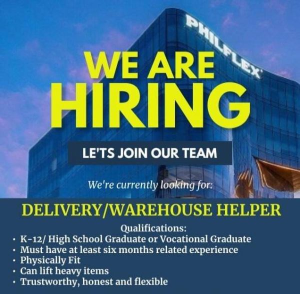 Jobtalk - Warehouse Clerk vacancy in Quezon City! Hiring by Philflex Wires & Cables