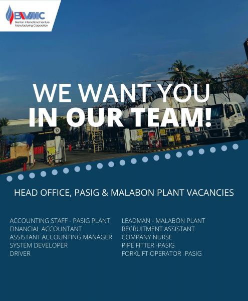Jobtalk - Accounting Assistant vacancy in Pasig! Hiring by Brenton International