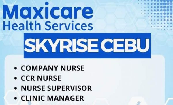 Jobtalk - Company Nurse vacancy in Cebu City! Hiring by Maxicare Health Services Inc.