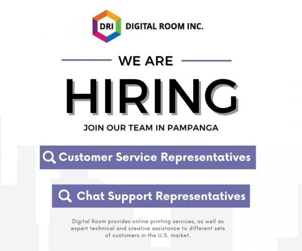 Jobtalk - Chat Support Representative vacancy in Angeles City! Hiring by Digital Room Inc.