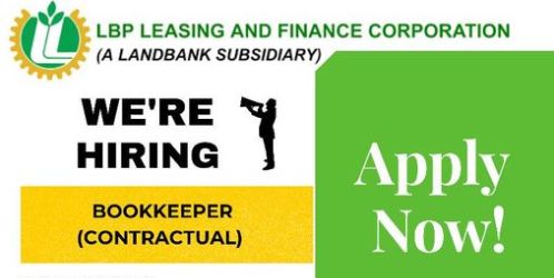 Jobtalk - Bookkeeper vacancy in Makati! Hiring by LBP Leasing And Finance Corp.