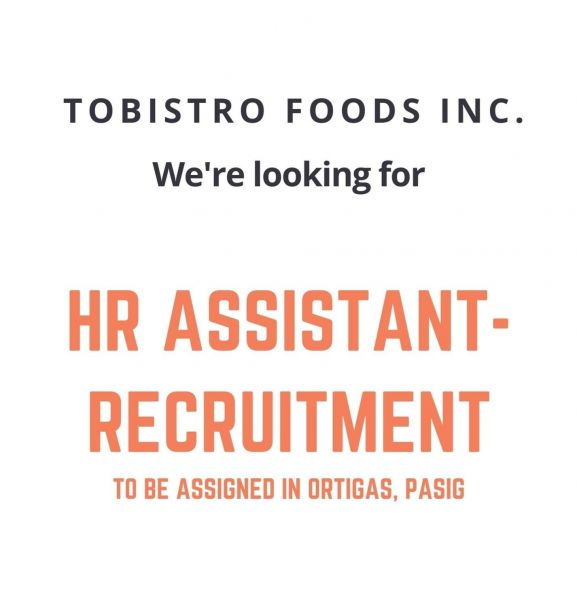 Jobtalk - Recruiter Assistant vacancy in Pasig! Hiring by CoCo Fresh Tea & Juice