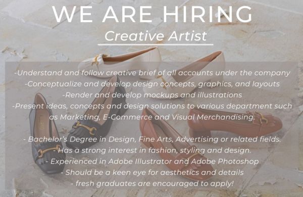 Graphic Designer vacancy in Quezon City! Hiring by Alberto Shoes ...