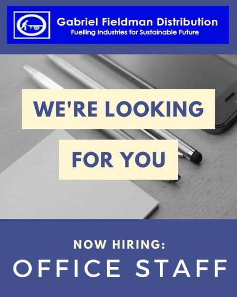 Jobtalk - Office Assistant vacancy in Caloocan! Hiring by Gabriel Fieldman Distribution