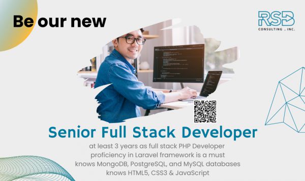 Jobtalk - Senior Full Stack Developer vacancy in Makati! Hiring by RSB Consulting Inc.