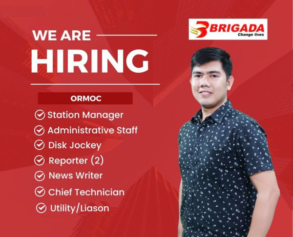 Jobtalk - News Reporter vacancy in Ormoc City! Hiring by Brigada Mass Media Corporation