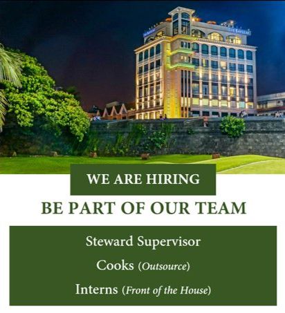 Jobtalk - Steward Supervisor vacancy in Intramuros! Hiring by The Bayleaf Intramuros