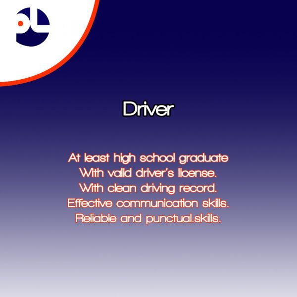 Jobtalk - Company Driver vacancy in Mandaue City! Hiring by Packlite Inc.