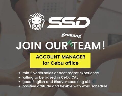 Jobtalk - Account Manager vacancy in Cebu City! Hiring by SSD Gps Corporation