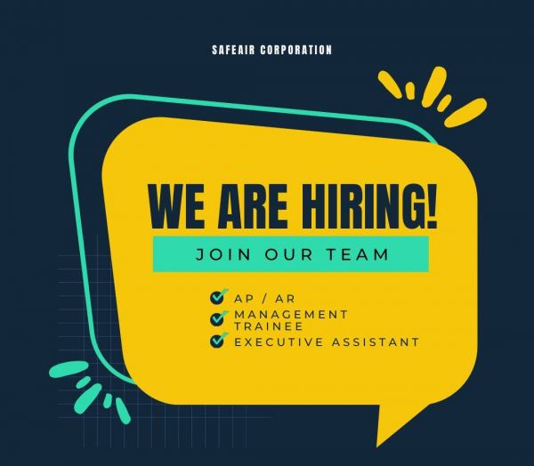 Jobtalk - Executive Assistant vacancy in Quezon City! Hiring by Safeair Corporation