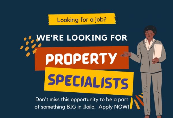 Jobtalk - Property Specialist vacancy in Iloilo City! Hiring by Megaworld Iloilo