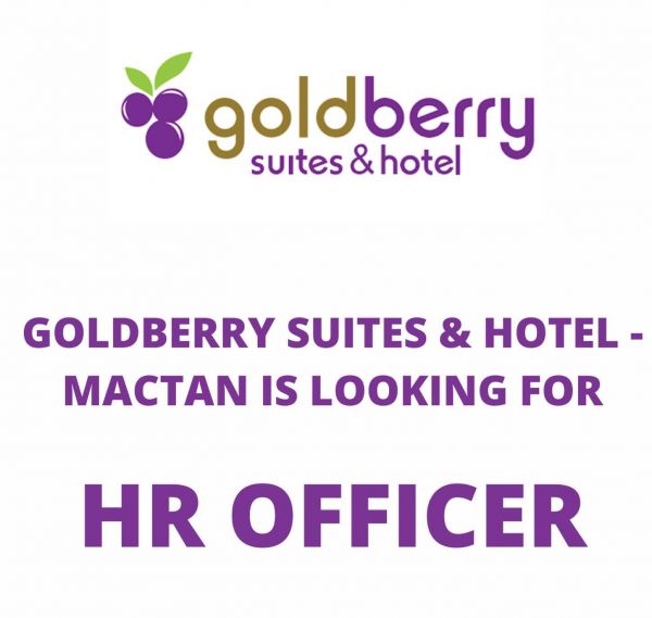 Jobtalk - HR Officer vacancy in Lapu-lapu! Hiring by Goldberry Suites & Hotel