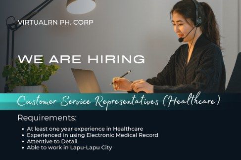 Jobtalk - Customer Service Representative vacancy in Lapu-lapu! Hiring by Virtualrn Ph. Corp.
