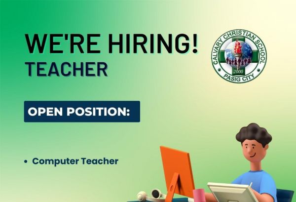 Jobtalk - Teacher vacancy in Pasig! Hiring by Calvary Christian School