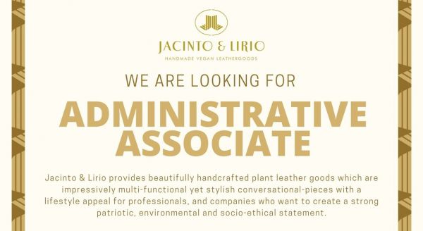 Jobtalk - Admin Associate vacancy in Pasig! Hiring by Jacinto & Lirio