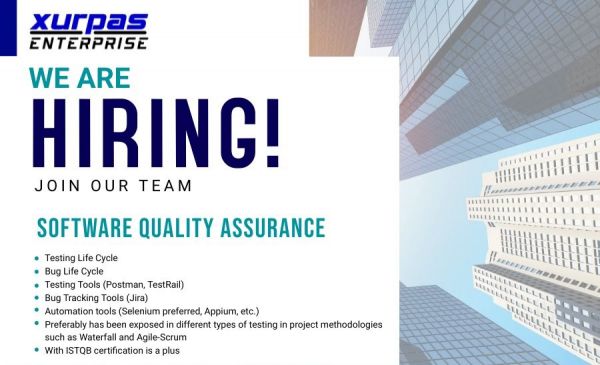Jobtalk - Software QA Officer vacancy in Makati! Hiring by Xurpas Enterprise