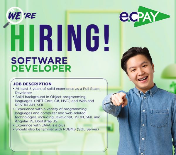 Jobtalk - Software Developer vacancy in Quezon City! Hiring by Electronic Commerce Payments Inc.