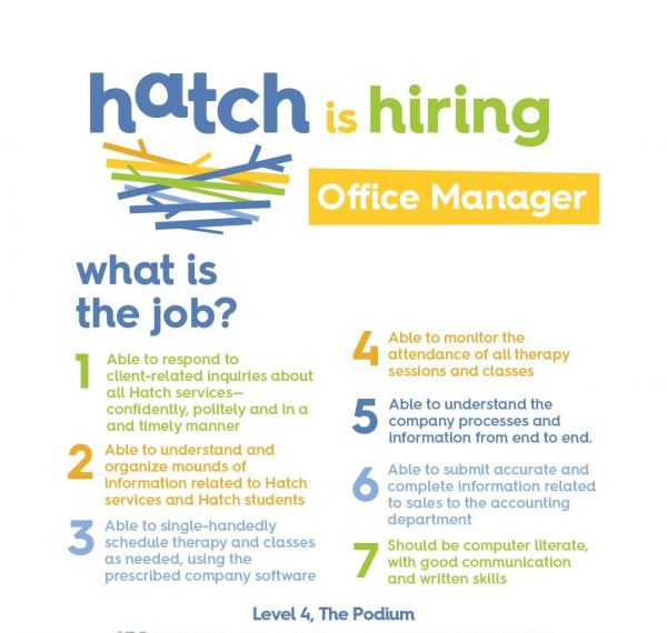 Jobtalk - Office Manager vacancy in Mandaluyong! Hiring by hatch