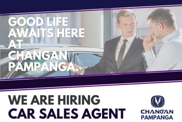 Jobtalk - Sales Representative vacancy in San Fernando City! Hiring by Changan Pampanga