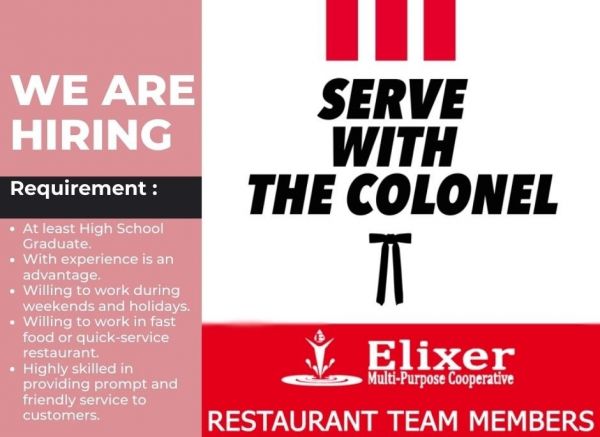 Jobtalk - Utility Staff vacancy in Cebu City! Hiring by KFC