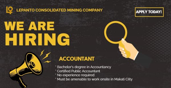 Jobtalk - Accountant vacancy in Makati! Hiring by Diamond Drilling Corporation