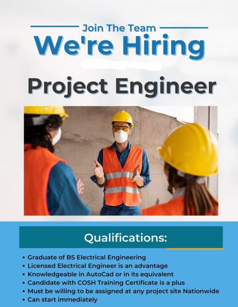 Jobtalk - Project Engineer vacancy in Muntinlupa! Hiring by Dorflex Aus Products Corporation