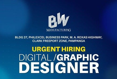 Jobtalk - Graphic Designer vacancy in Angeles City! Hiring by BW Manufacturing