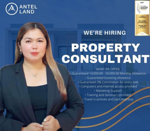 Jobtalk - Real Estate Agent vacancy in General Trias! Hiring by Antel Land Holdings