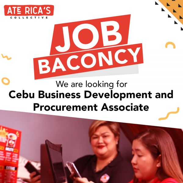 Jobtalk - Business Development Associate vacancy in Mandaue City! Hiring by Ate Rica's Collective