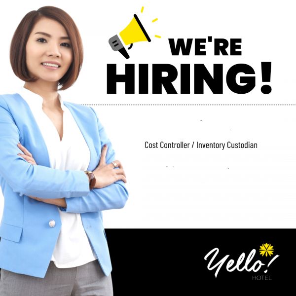 Jobtalk - Inventory Custodian vacancy in Cebu City! Hiring by Yello Hotel