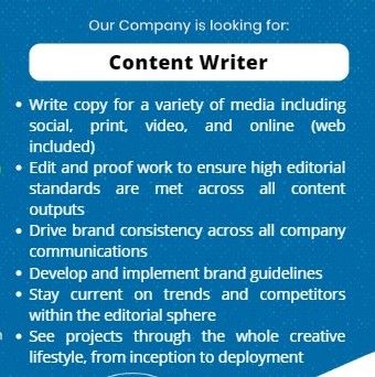 Jobtalk - Content Writer vacancy in Sampaloc! Hiring by Be Global E-Commerce Corporation