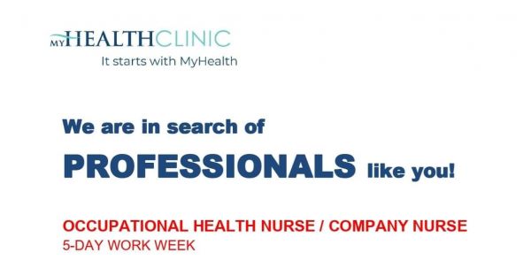 Jobtalk - Company Nurse vacancy in Taguig City! Hiring by My Health Clinic