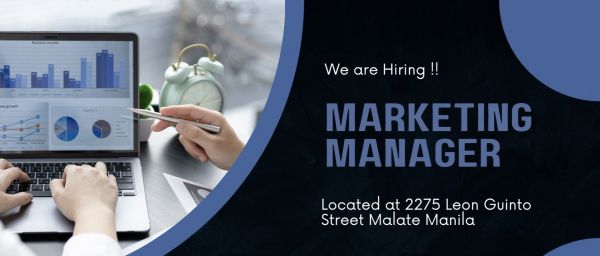 Jobtalk - Marketing Manager vacancy in Malate! Hiring by Orion Cepheid, Inc.