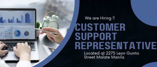 Jobtalk - Customer Support Representative vacancy in Malate! Hiring by Orion Cepheid, Inc.