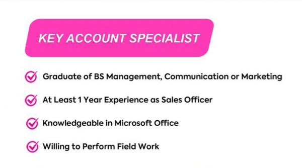Jobtalk - Key Account Specialist vacancy in Las Piñas! Hiring by Migo Skin Inc.