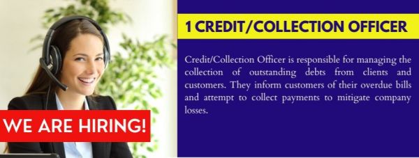Jobtalk - Credit & Collection Officer vacancy in Cebu City! Hiring by Yiyi Sunflower Lending Company Inc.