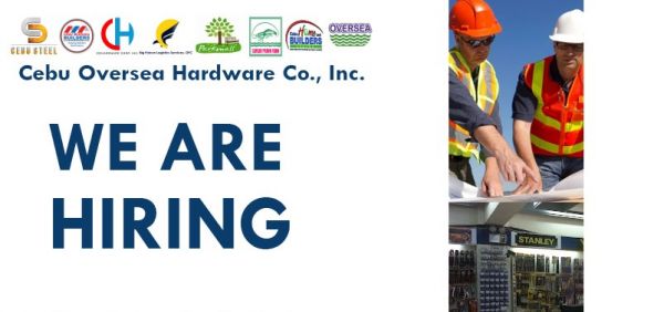 Jobtalk - Recruitment Officer vacancy in Cebu City! Hiring by Cebu Oversea Hardware Co., Inc.