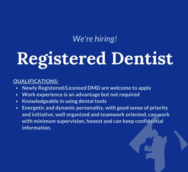Jobtalk - Dentist vacancy in Makati! Hiring by Asia Pacific Medical and Diagnostics