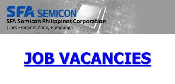 Jobtalk - Compensation and Benefits Specialist vacancy in Mabalacat City! Hiring by SFA Semicon Philippines Corporation