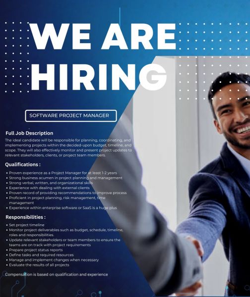 Jobtalk - Software Project Manager vacancy in Cebu City! Hiring by Arielus Software