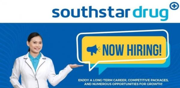 Jobtalk - Pharmacy Assistant vacancy in Dasmariñas City! Hiring by South Star Drug Inc.