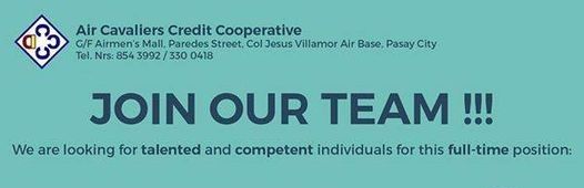 Jobtalk - Driver vacancy in Pasay! Hiring by Air Cavaliers Credit Cooperative