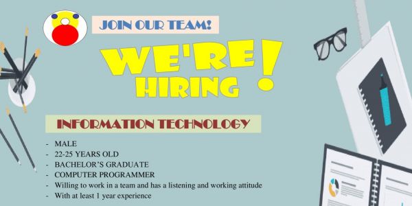 Jobtalk - IT Technician vacancy in Calamba City! Hiring by Laguna Auto-Industrial Bearing Incorporated
