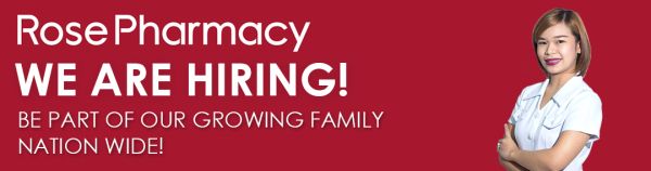 Jobtalk - Pharmacy Assistant vacancy in Danao City! Hiring by Rose Pharmacy