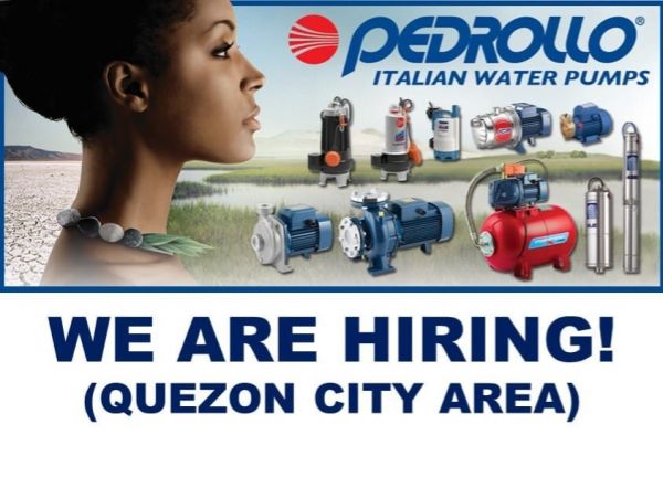 Jobtalk - Accounting Assistant vacancy in Quezon City! Hiring by Pedrollo Inc.