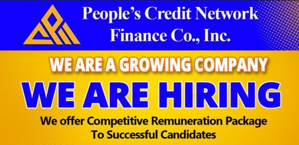 Jobtalk - Accounting Assistant vacancy in Quezon City! Hiring by People's Credit Network Finance Co., Inc.