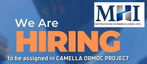 Jobtalk - Plumber vacancy in Ormoc City! Hiring by Metrowide Homebuilders, Inc.